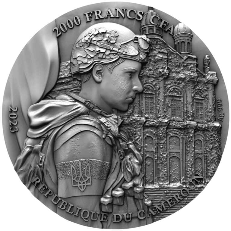 Монета срібна “Острів Зміїний” 62,2 г, ціна за грам 10.42 USD на 2026.01.20. Банківські монети Київ. Задня сторона